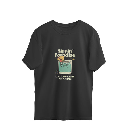 Sippin Paradise Oversized Tshirt