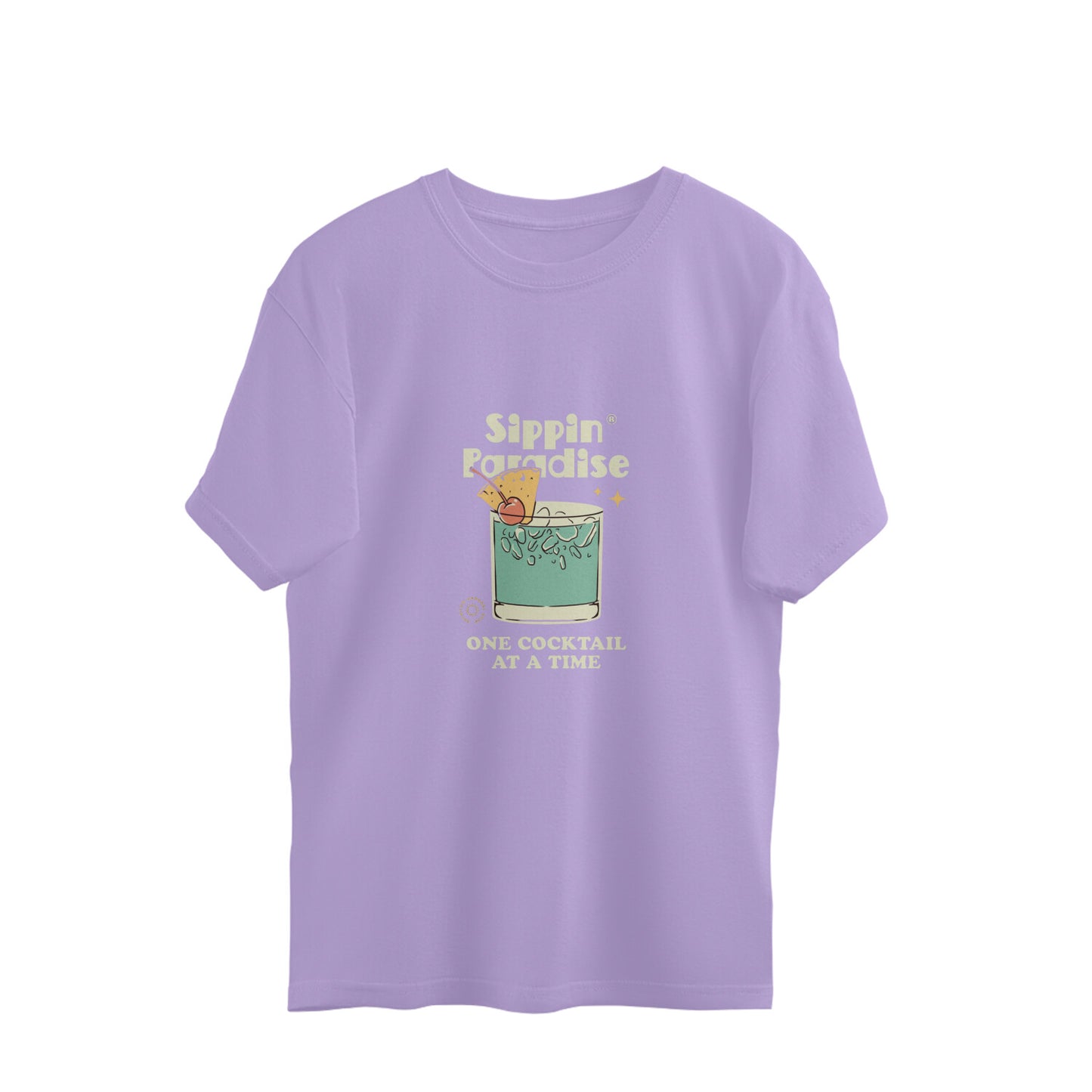 Sippin Paradise Oversized Tshirt